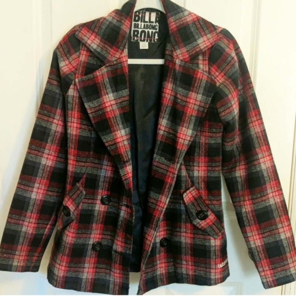 Plaid Wool Jacket